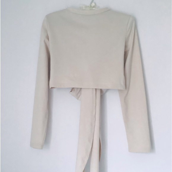 SHEIN Cream balletcore Top - Picture 3 of 4